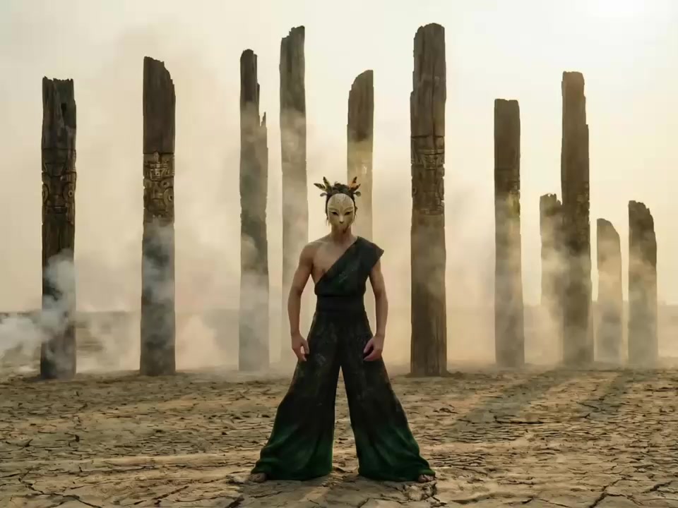 《良渚·玉鸟》画面
